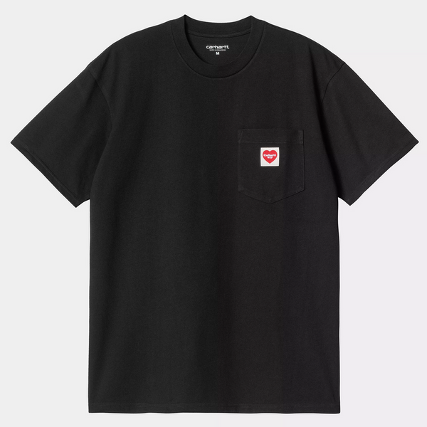 Carhartt WIP Pocket Heart T-Shirt White/Red M L XL